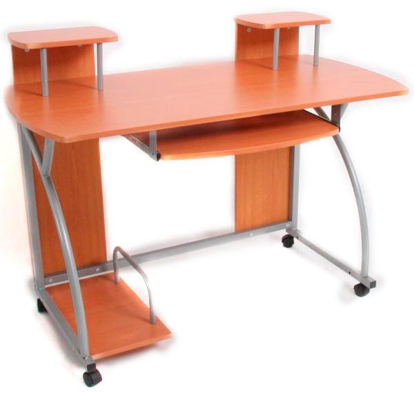 Mesa de ordenador OHIO PRO, bandeja teclado, Dimensiones 115x55cm, en Negro