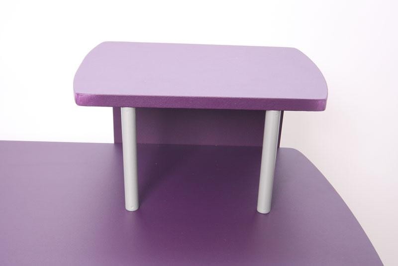 Mesa de ordenador OHIO PRO, bandeja teclado, Dimensiones 115x55cm, en Negro