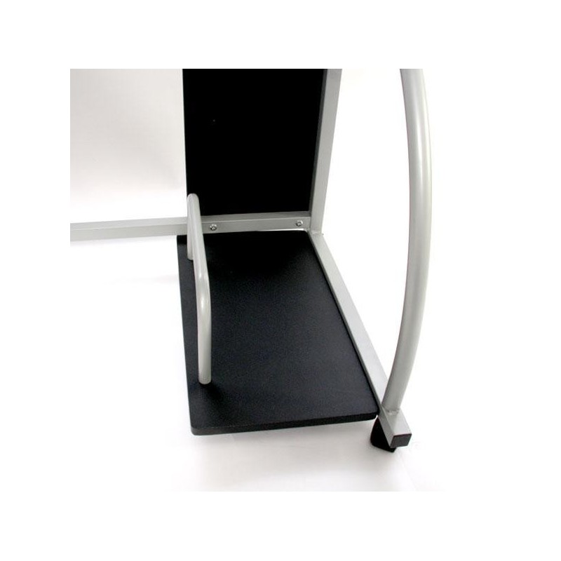 Mesa de ordenador OHIO PRO II, bandeja teclado, negro, 115x55