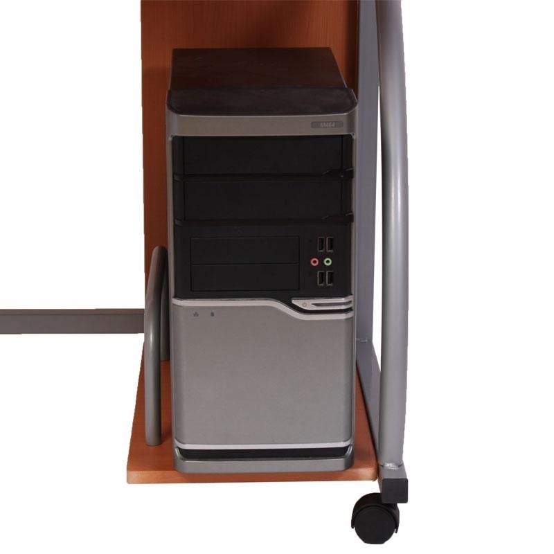 Mesa de ordenador OHIO PRO II, bandeja teclado, negro, 115x55
