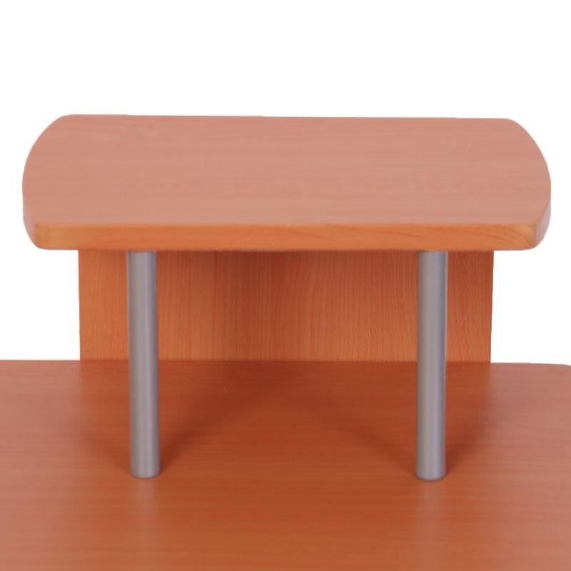 Mesa de ordenador OHIO PRO II, bandeja teclado, negro, 115x55