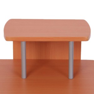 Mesa de ordenador OHIO PRO II, bandeja teclado, negro, 115x55