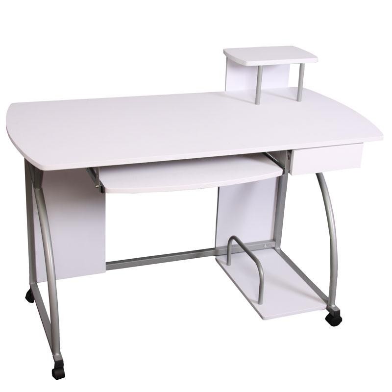 Mesa de ordenador OHIO PRO II, bandeja teclado, negro, 115x55