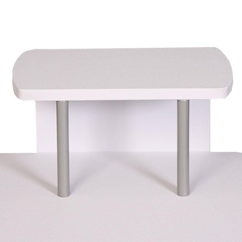 Mesa de ordenador OHIO PRO II, bandeja teclado, negro, 115x55