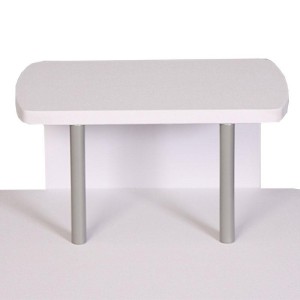 Mesa de ordenador OHIO PRO II, bandeja teclado, negro, 115x55