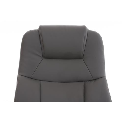 Sillón de oficina BOSTON, Gran acolchado, muy resistente hasta 150kg!!, Estructura en Acero, en negro