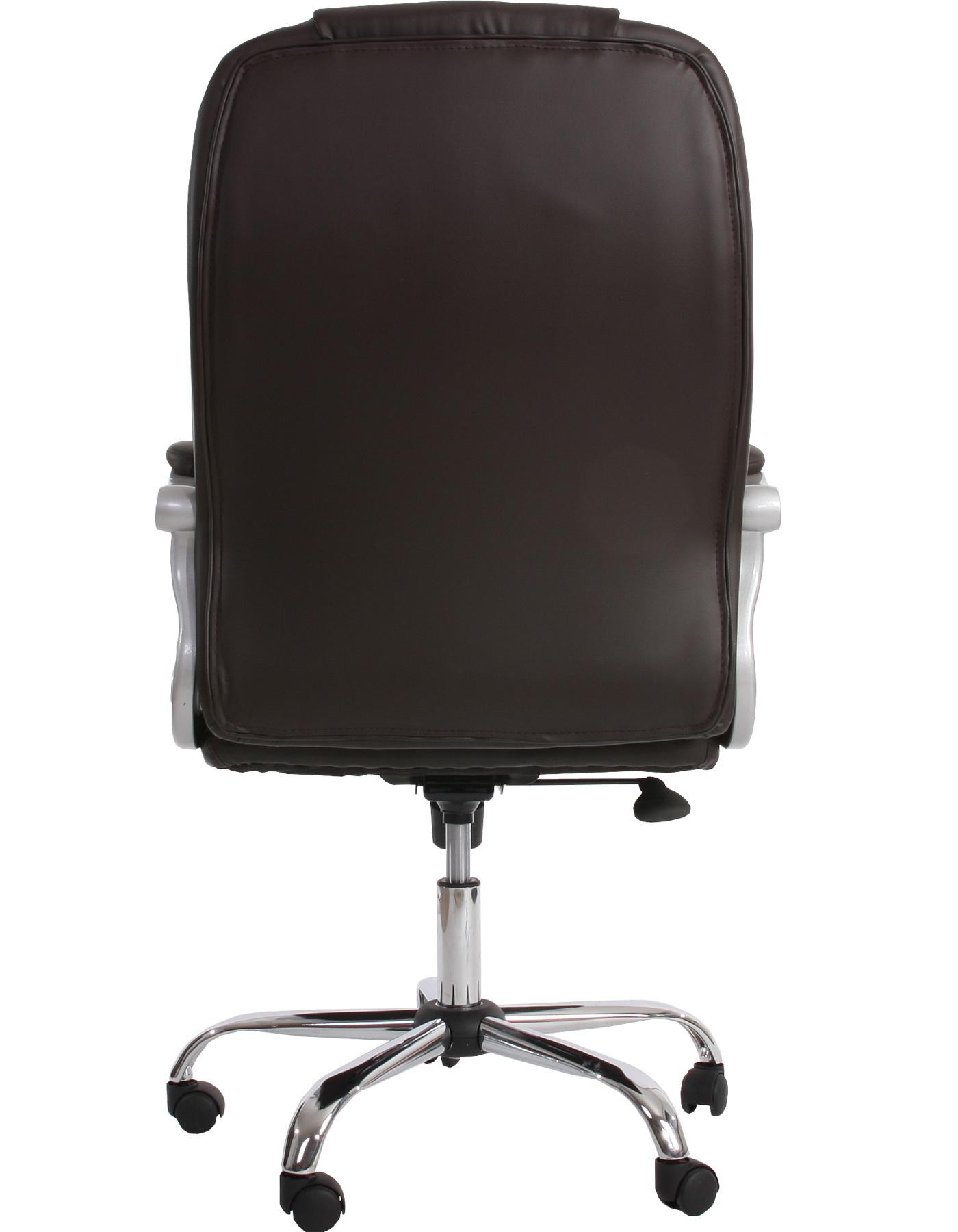 Sillón de oficina BOSTON, Gran acolchado, muy resistente hasta 150kg!!, Estructura en Acero, en negro