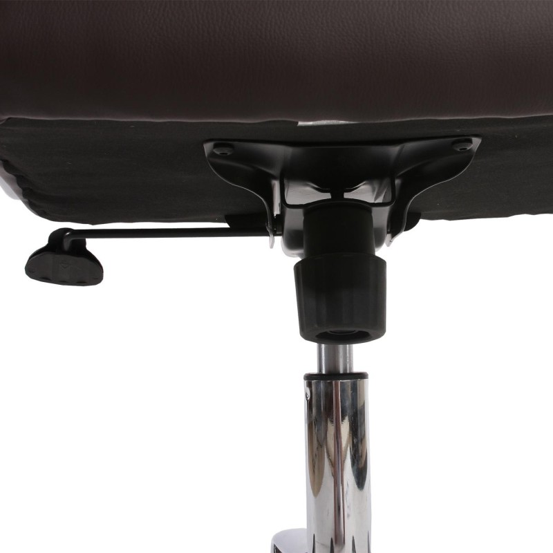 Sillón de oficina BOSTON, Gran acolchado, resistente hasta 150kg, base metálica, en negro