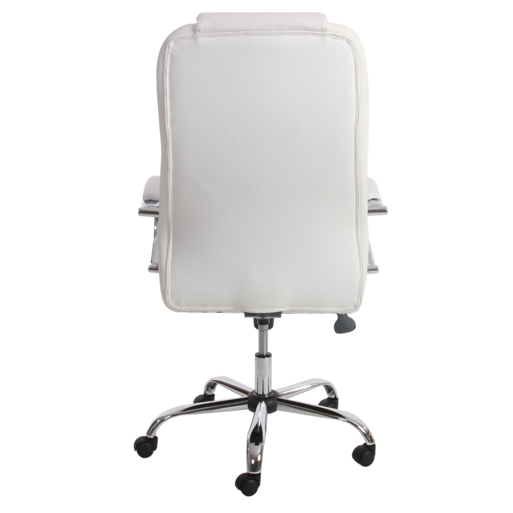 Sillón de oficina KANSAS, resistente hasta 150kg!! Gran calidad, fabricado en acero y piel, Negro