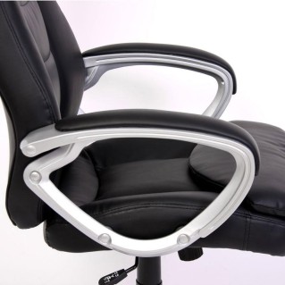 Sillón de oficina o gaming ROBINSON respaldo muy alto, en negro 2
