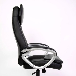 Sillón de oficina o gaming ROBINSON respaldo muy alto, en negro