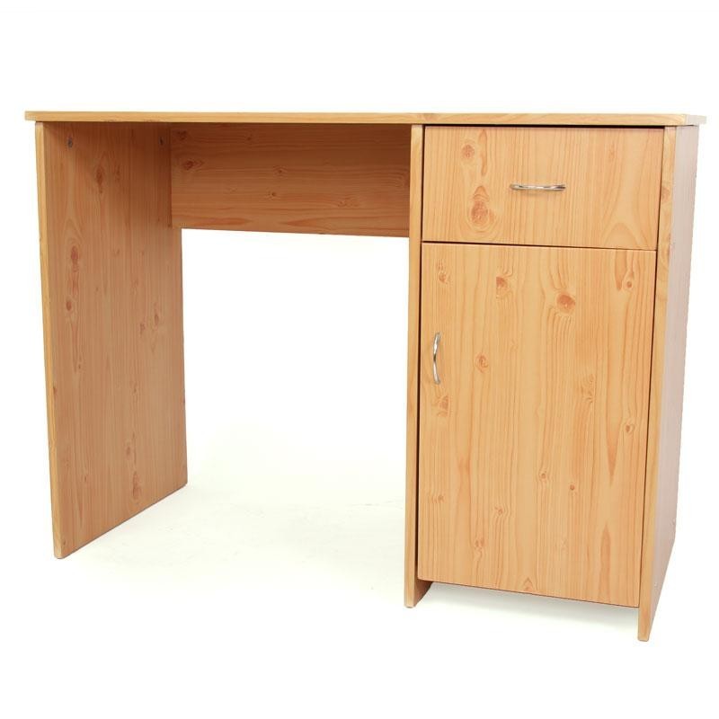 Mesa de escritorio ATLANTA, con almacenaje, haya, 100x50cm