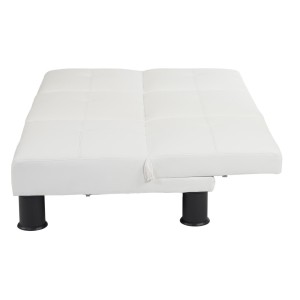 Sofá modular de 3 plazas CARLO, en piel color negro