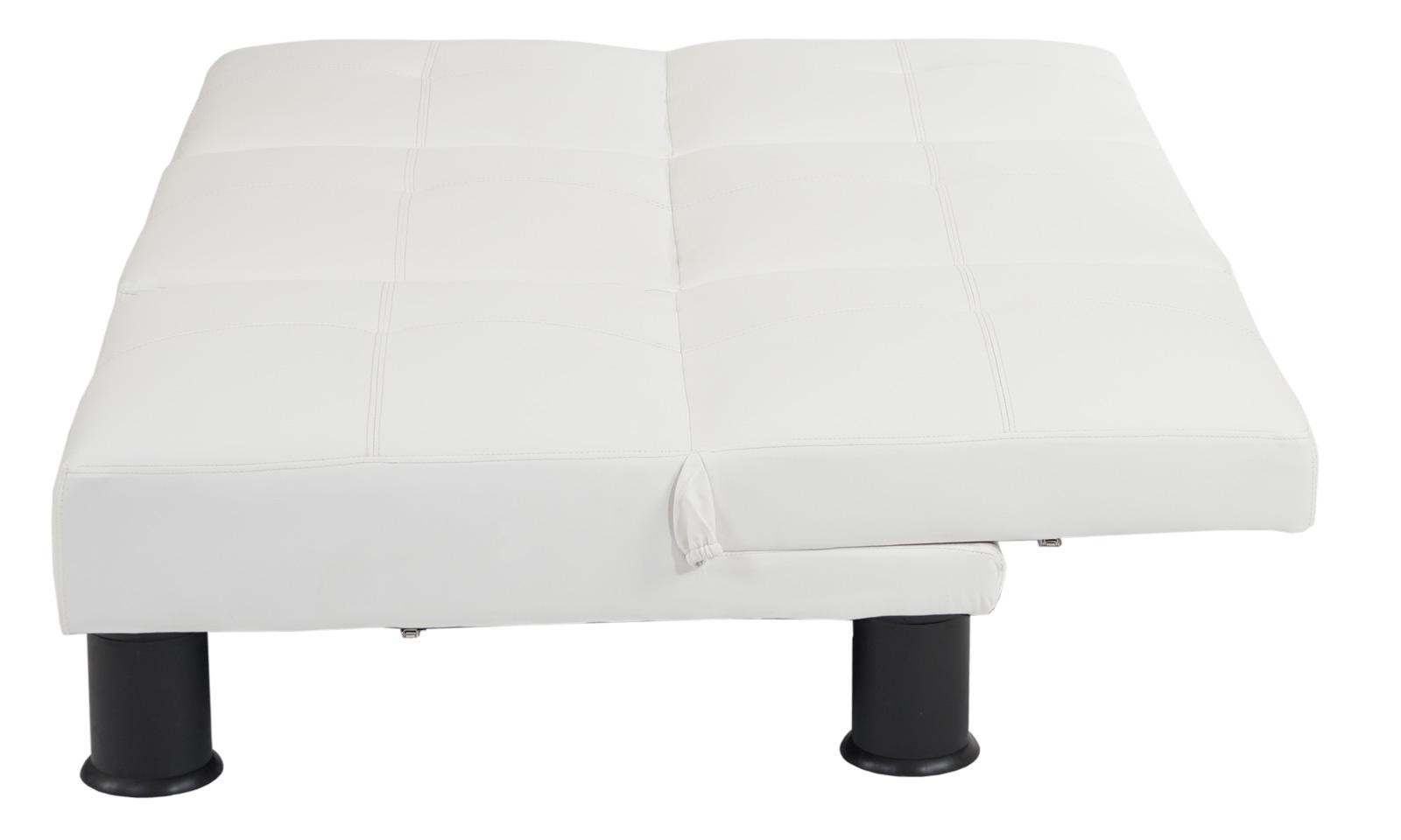 Sofá Modular 3 Piezas CARLO, Muy Versátil y Cómodo, en Piel, Color Negro