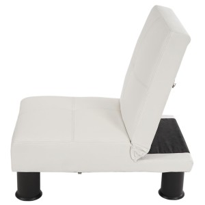 Sofá modular de 3 plazas CARLO, en piel color negro