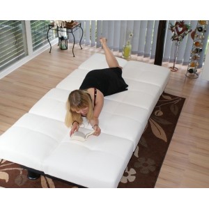 Sofá modular de 3 plazas CARLO, en piel color negro