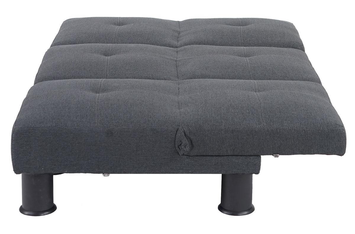 Sofá Modular 3 Piezas CARLO, Muy Versátil y Cómodo, en Piel, Color Negro