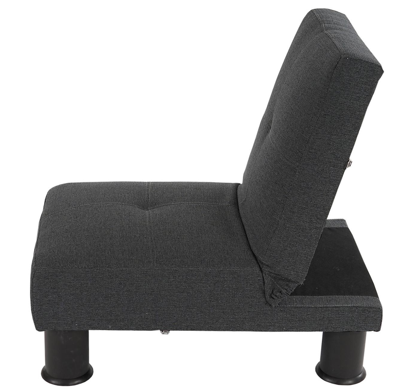 Sofá Modular 3 Piezas CARLO, Muy Versátil y Cómodo, en Piel, Color Negro