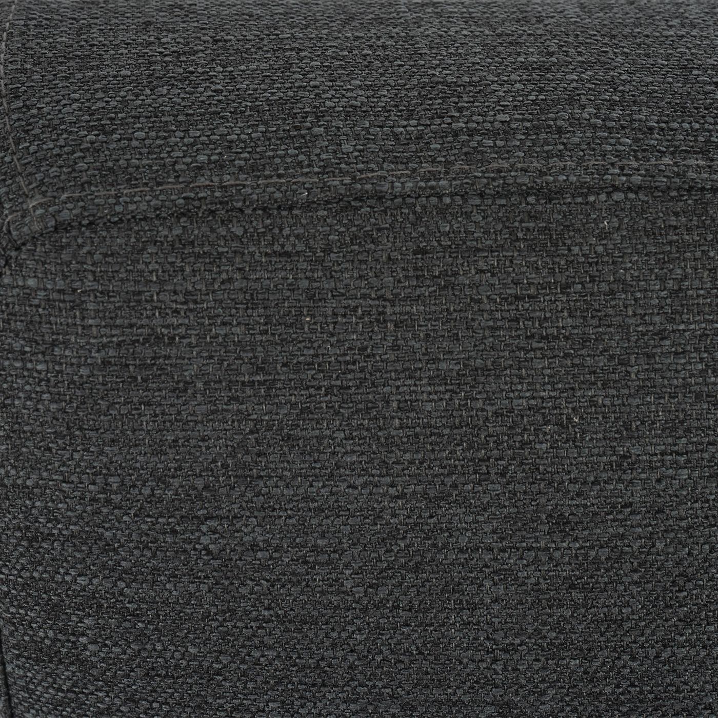 Sofá Modular 3 Piezas CARLO, Muy Versátil y Cómodo, en Piel, Color Negro