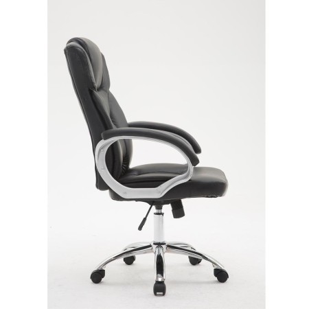 Sillón de oficina LOPE en piel color negro