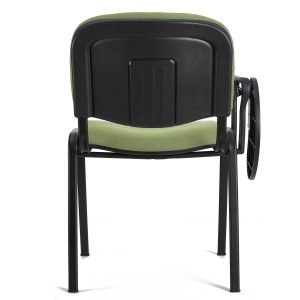 Silla de Confidente MOBY con PALA abatible para escritura en negro