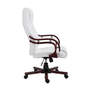 Sillón de oficina LIVERPOOL, gran acolchado en negro