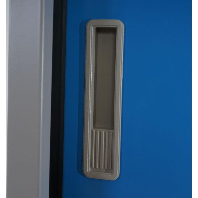 Armario archivador OLSEN PUERTAS CORREDERAS, gran capacidad y máxima robustez, color azul