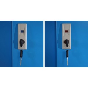 Armario archivador OLSEN PUERTAS CORREDERAS, gran capacidad y máxima robustez, color azul