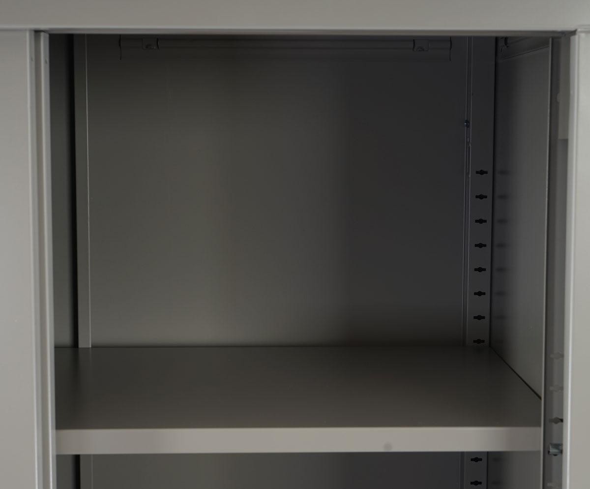 Armario Archivador OLSEN PUERTAS CORREDERAS, 180x85x40cm, en Acero, Color Azul