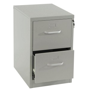 Archivador EDWIN 2 CAJONES (Asas), gran capacidad de almacenaje, en chapa de acero, color beige