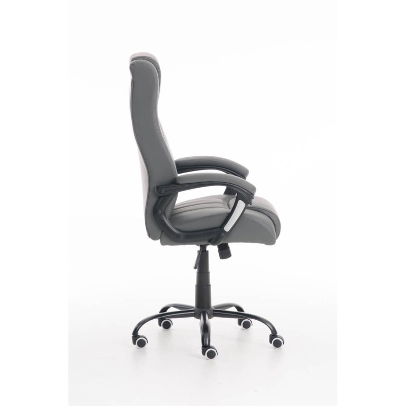 Sillón de oficina CONDOR, muy robusta, gran acolchado en negro