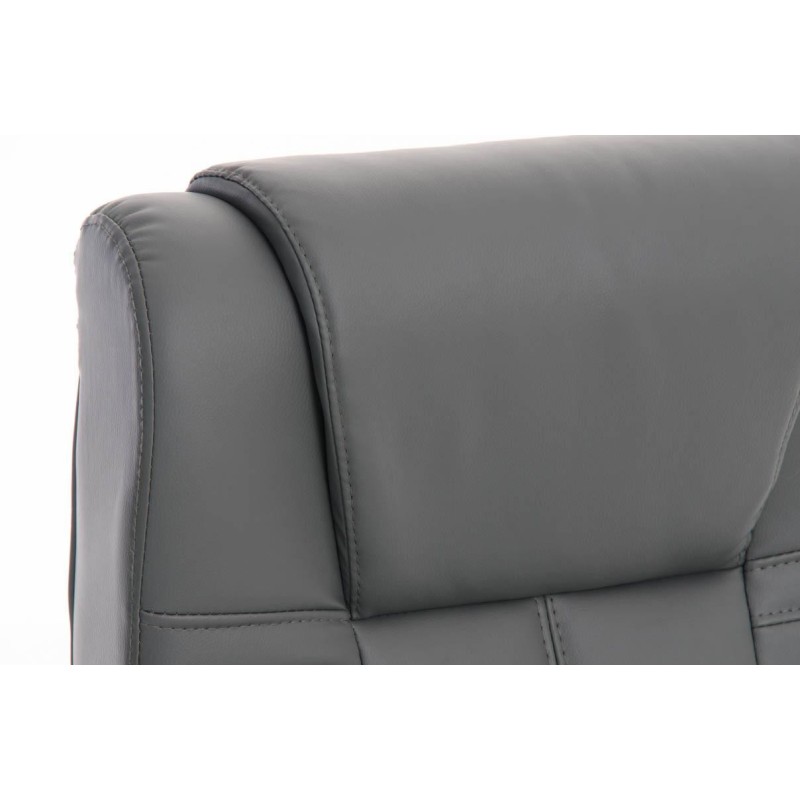 Sillón de oficina CONDOR, muy robusta, gran acolchado en negro