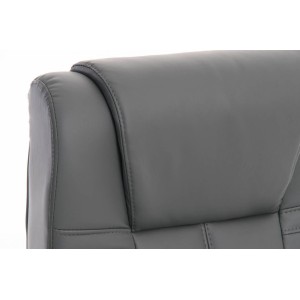 Sillón de oficina CONDOR, muy robusta, gran acolchado en negro