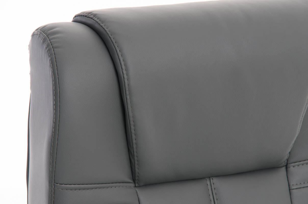 Sillón de oficina CONDOR, excelente acolchado, muy robusta, en piel color negro