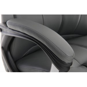 Sillón de oficina CONDOR, muy robusta, gran acolchado en negro