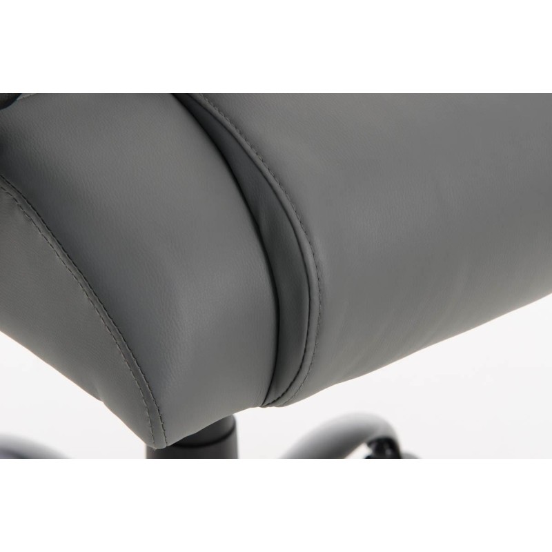 Sillón de oficina CONDOR, muy robusta, gran acolchado en negro