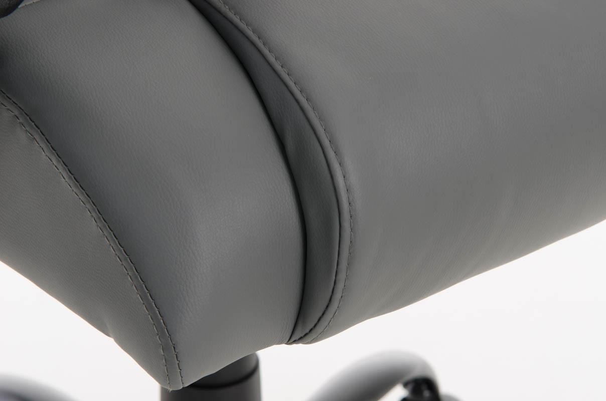 Sillón de oficina CONDOR, excelente acolchado, muy robusta, en piel color negro