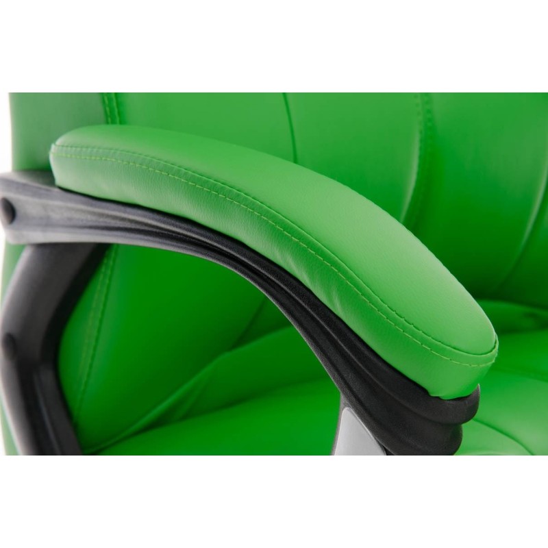 Sillón de oficina CONDOR, muy robusta, gran acolchado en negro
