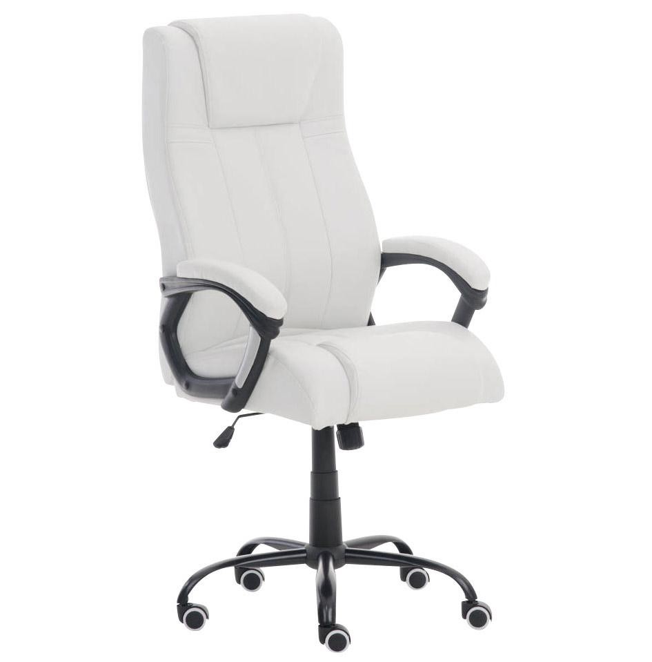 Sillón de oficina CONDOR, excelente acolchado, muy robusta, en piel color negro