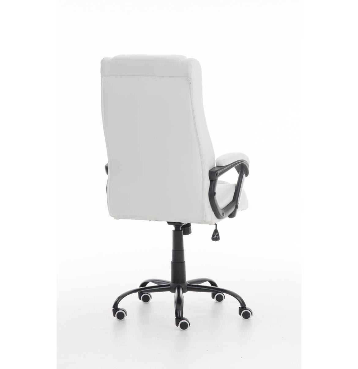 Sillón de oficina CONDOR, excelente acolchado, muy robusta, en piel color negro