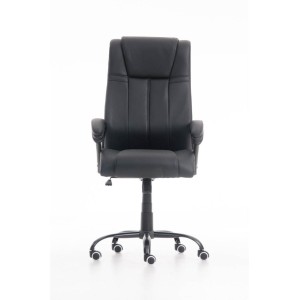 Sillón de oficina CONDOR, muy robusta, gran acolchado en negro