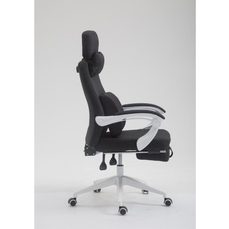 Sillón de Oficina ADRIANO, Reposapiés Extensible, color Negro