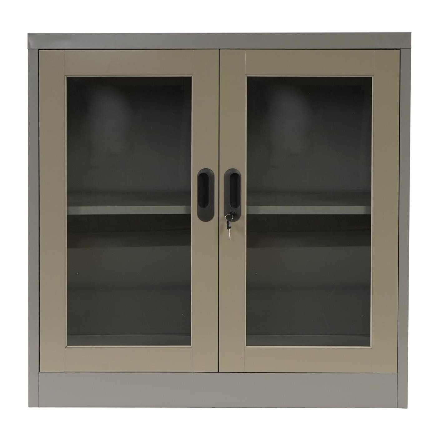 Armario Archivador JAKOB, 90x90x40cmcm, Robusto y Versátil, en Acero, Color Gris