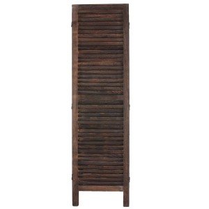 Biombo de madera LEO,170x228x2cm, muy elegante, color marrón