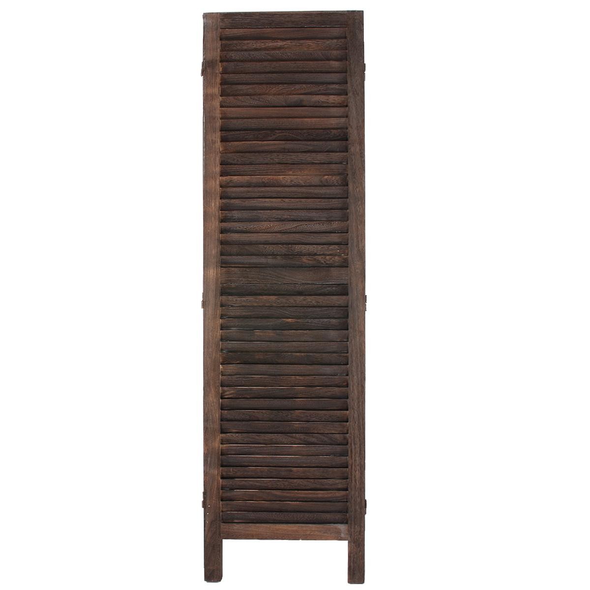Biombo de Madera LEO 170x138x2cm, Gran diseño y Estilo, Color Marrón