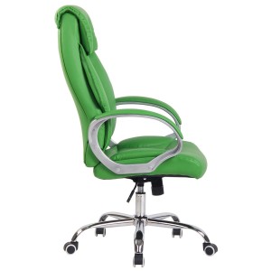 Sillón de oficina KIMI, gran respaldo acolchado en Negro