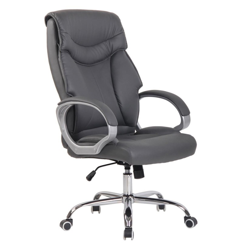 Sillón de oficina KIMI, gran respaldo acolchado en Negro