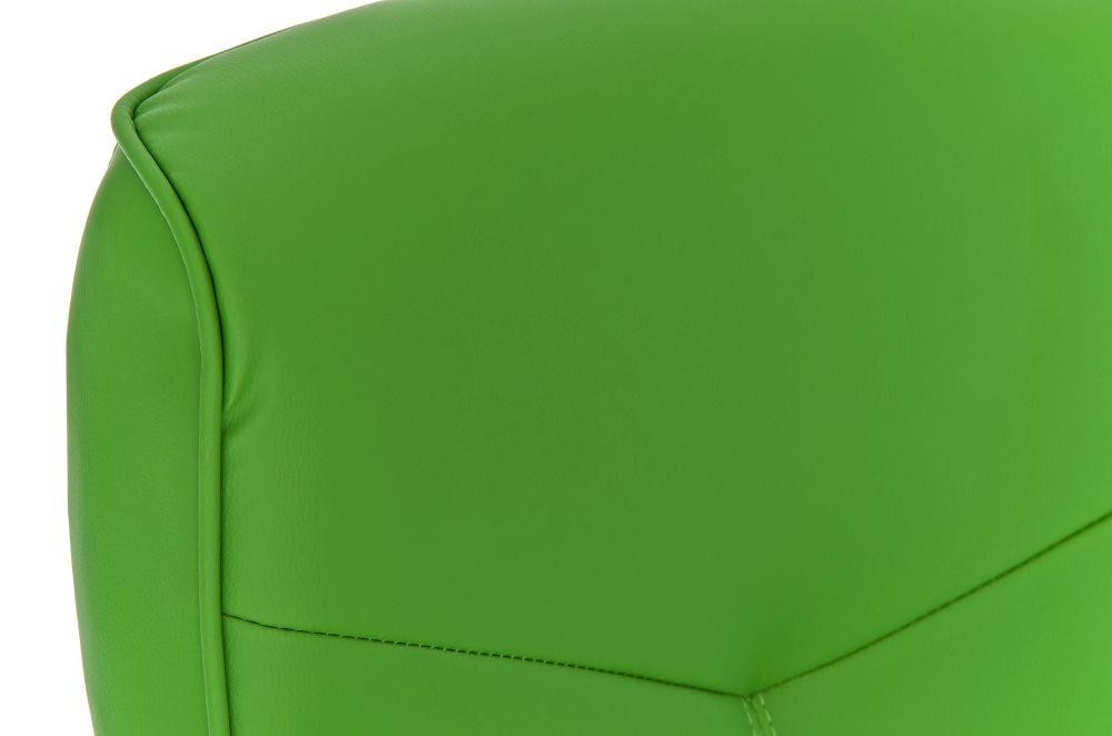 Silla de oficina BARNI, muy robusta, estructura metálica, mecanismo basculante, en piel color Negro