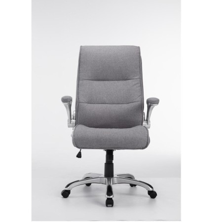 REACONDICIONADO Silla de Oficina JUTTA en Madera color Nogal y Piel color Crema