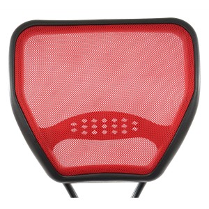 Silla de oficina XXL TENOYA BASE (Reposabrazos) gran acolchado, en malla negra